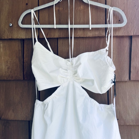 Revolve ASTR Cutout Cotton Poplin Maxi Dress - top and skirt set - Picture 5 of 17